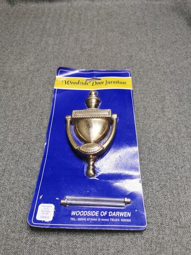 Brass door knocker woodside - door,