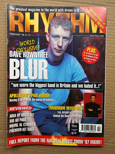 Blur rhythm magazine february - blur,