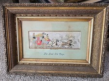 Antique Stevengraph Woven Silk