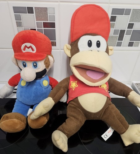 Mario diddy kong plush - mario,