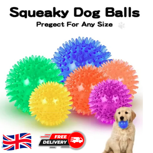 Light spiky dog balls - light,