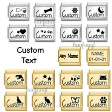 Personalised italian charm - personalised,