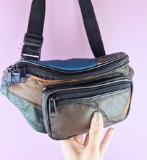 Vintage leather bum bag - leather, unisex