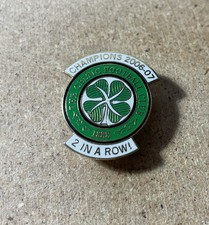CELTIC RARE 2007 CHAMPIONS ENAMEL FOOTBALL SUPPORTERS BADGE