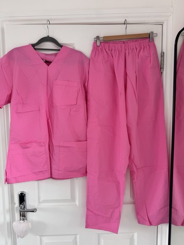 Pink scrub set medium - scrub,