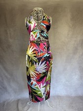 ZARA Satin Cut Out Maxi Dress