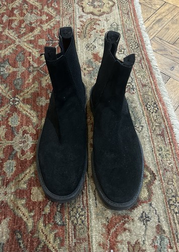 Hudson black suede - h,