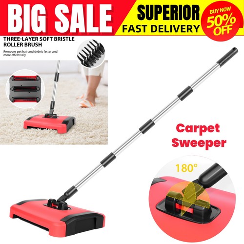 Carpet sweeper manual cleaner - carpet,