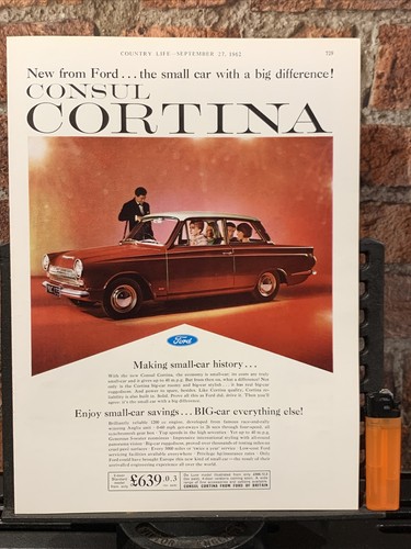 1962 ford consul cortina - 1962,