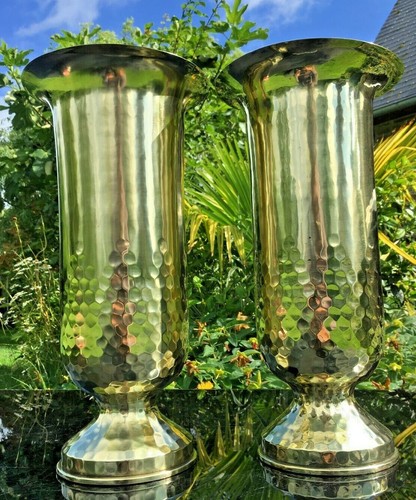 Pair brass shells trench - pair,