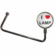 Lamp I Love Handbag Table Hook Hanger (65mm x 107mm)