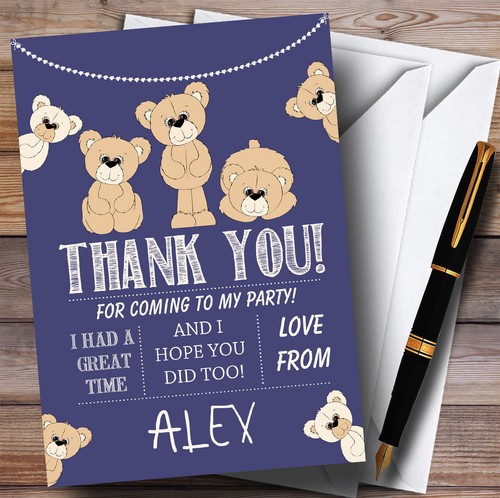 Cute teddy bears blue party - cute,