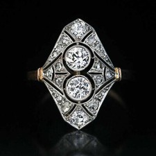2.10Ct Art Deco Edwardian