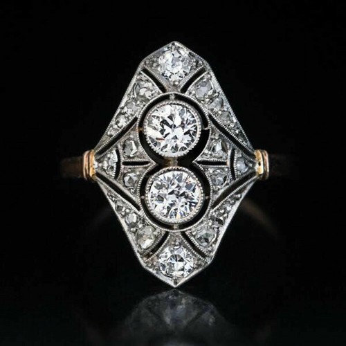10ct art deco edwardian - 2.10ct,