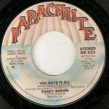 Randy Brown  - You Says It All