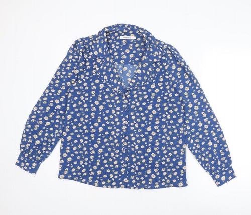 Majolica womens blue floral - majolica,