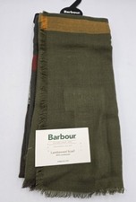 Barbour Lambswool Scarf Saffron Tartan Scarf Classic Tartan