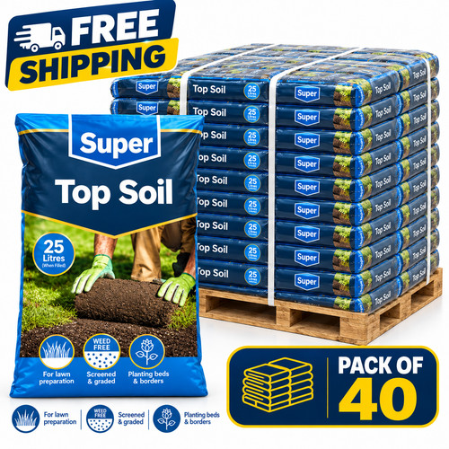 Bulk top soil - top, 25l)