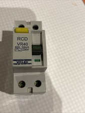 VOLEX 40 AMP 30mA DOUBLE POLE