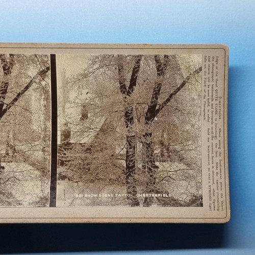 Chesterfield stereoview c1895 - chesterfield,