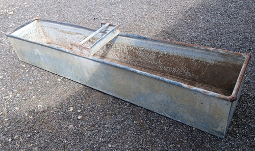Large rustic galvanised