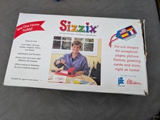 Vintage Sizzix Original Red Die Cut Machine Boxed