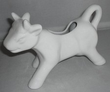 UNUSUAL CUTE VINTAGE RETRO WHITE COW SHAPED MILK CREAM WATER JUG CREAMER