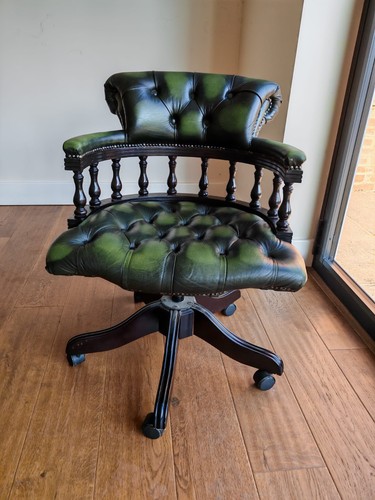Vintage green leather - vintage,