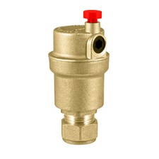 Intatec - 15mm All-Brass Automatic Air Vent Valve AAV07911500B