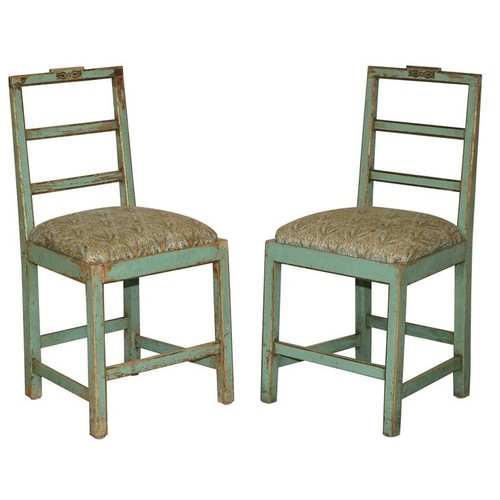 Pair antique original paint - pair, of