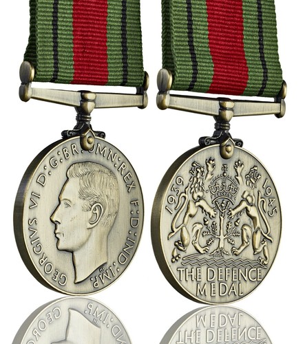 The defence medal - medal, bronze