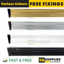 Door Rain Guard Deflector Aluminium Weather Stormguard Drip Bar FREE FIXINGS