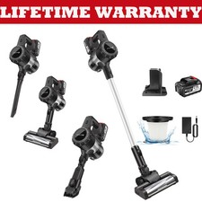 6000W 6 in 1 Upright Stick Power Vacuum Cleaner Cordless Bagless Handheld Hoover