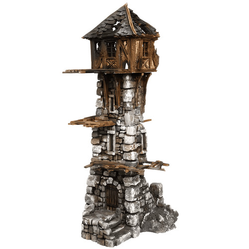 Ruined medieval tower 28mm - ruined,