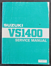 SUZUKI VS1400 1987 GENUINE OFFICIAL FACTORY WORKSHOP SERVICE MANUAL PRE-OWNED