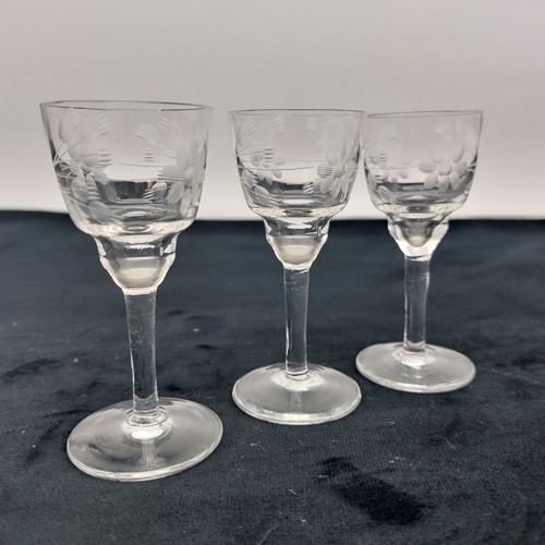 Stemmed shot liqueur glasses - shot,