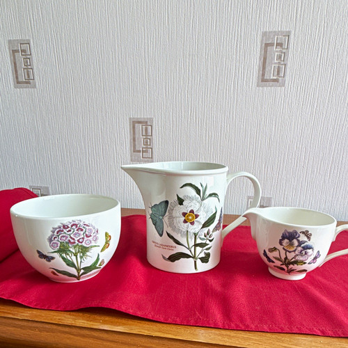 Floral ceramic creamer - floral, &