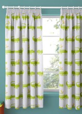 Kids Blackout Curtains Thermal Energy Saving Bedroom Pencil Pleat CrocodileSmile