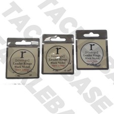 RIVERGE LEADER/TIPPET FLY FISHING RINGS (BLACK NICKLE)10 PER PACKET 