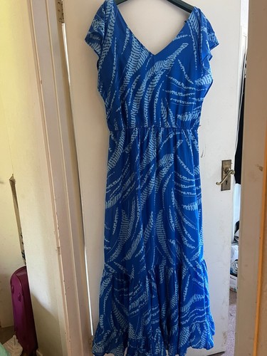Next blue maxi - dress, size