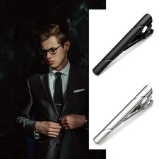 Mens metal silver gold tie - silver,