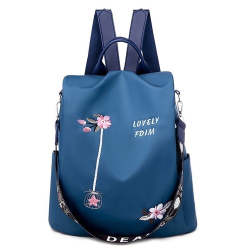 Oriental embroidery backpack - oriental,