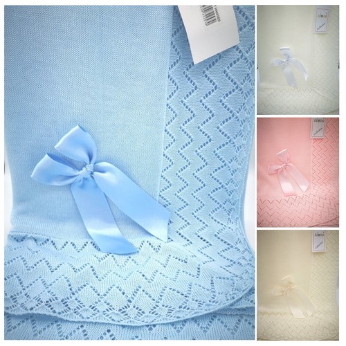 Spanish knitted baby shawl - spanish,