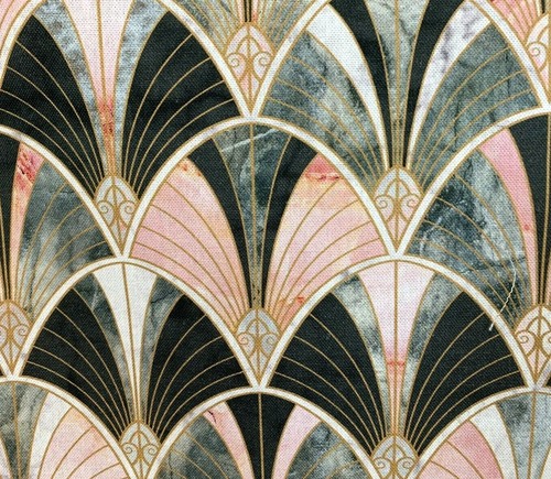 Art deco printed - cotton, fabric