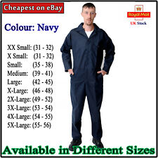 Mens Work Overalls Coveralls Navy Boiler Suit Warehouse Students Workerwear Suit