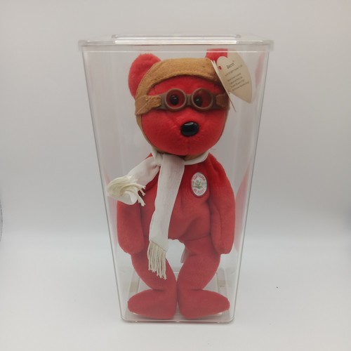 Beanie bearon red the bear - ty,