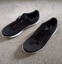 Puma Men's EverTrack Spikeless Golf Shoes - Black/White - UK Size 10.5 (EUR 45) 