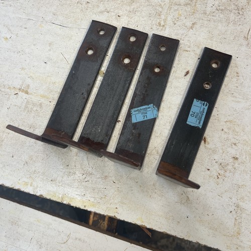 Solid iron bed angle - solid,