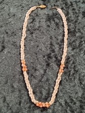 Genuine  Pearl And Coral Bead
