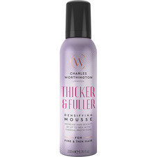 Charles Worthington Thicker and Fuller Densifying Mousse, Hair Thickening... 